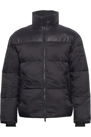 Lindbergh Contrast Quality Padded Jacket Vuorillinen Takki Topattu Takki Black