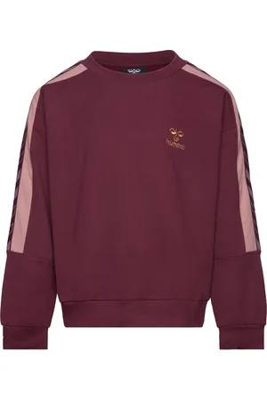 Hummel Hmlaudrey Sweatshirt Tops Sweat-shirts & Hoodies Sweat-shirts Burgundy