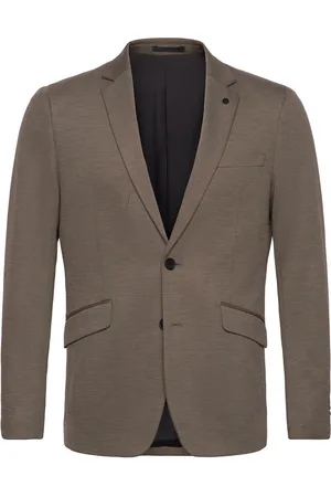 Clean Cut Brendon Jersey Blazer Bleiseri Puvun Takki Brown
