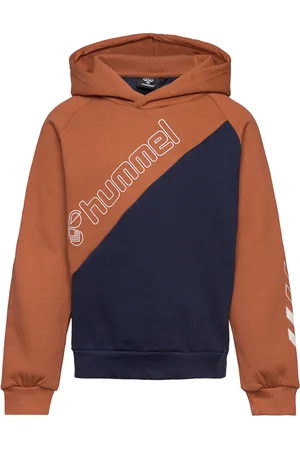 Hummel Hmlaxel Hoodie Tops Sweat-shirts & Hoodies Hoodies Brown