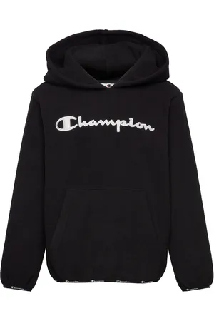 Champion Hooded Top Tops Sweat-shirts & Hoodies Hoodies Black
