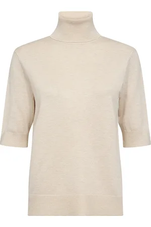 soyaconcept Sc-Dollie Tops Knitwear Turtleneck Cream