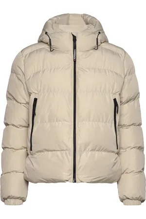 Superdry Hooded Sports Puffer Jacket Sport Sport Clothing Sport Outerwear Sport Jackets Sport Padded Jackets Beige