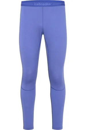 Icebreaker M Z Knit 200 Leggings Bottoms Base Layer Bottoms Blue