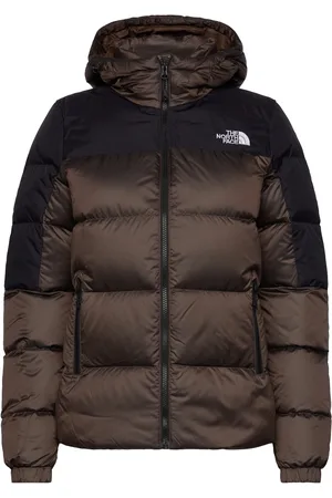 The North Face W Diablo Down Hoodie Sport Women Sport Clothing Sport Outerwear Sport Jackets Sport Outdoor Jackets Brown
