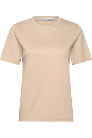Tiger of Sweden Deiro Tops T-shirts & Tops Short-sleeved Beige