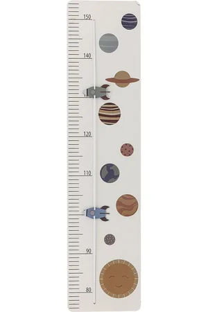 Bloomingville Space Measure Board Home Kids Decor Wall Stickers Growth Chart Grey