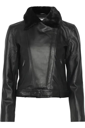 Andiata Kaiz Coat Nahkatakki Black