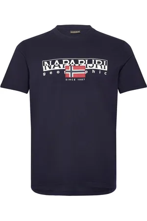 Napapijri S-Aylmer Tops T-shirts Short-sleeved Navy