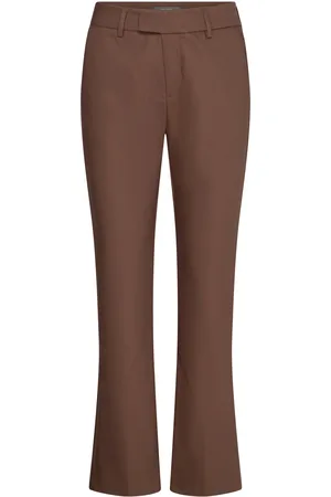 Mos Mosh Mmellen Night Pant Bottoms Trousers Straight Leg Brown