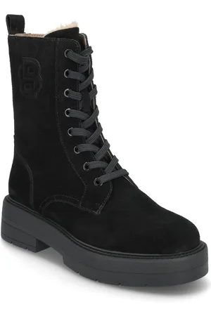 HUGO BOSS Rebby_Lubootie_Sdbbf Shoes Boots Ankle Boots Laced Boots Black