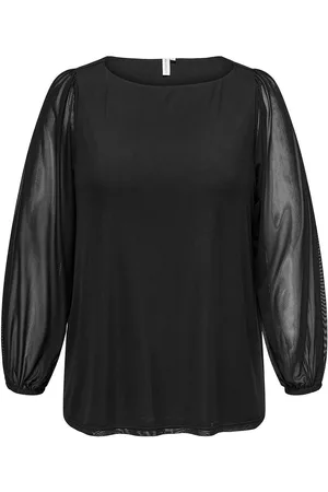 ONLY Carforest Life Ls Boatneck Top Jrs Tops Blouses Long-sleeved Black