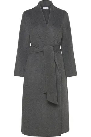 Marville Road The Nina Coat Villakangastakki Pitkä Takki Grey