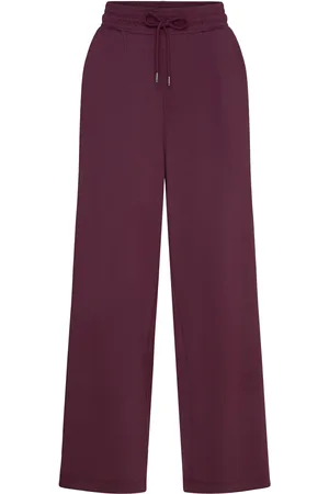 Wasabi Wa-Sabina Bottoms Trousers Wide Leg Burgundy