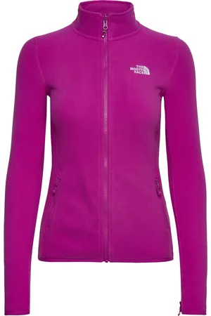 The North Face W 100 Glacier Fz - Eu Sport Sweat-shirts & Hoodies Fleeces & Midlayers Purple