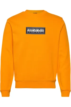 Napapijri Box Logo Sweatshirt Tops Sweat-shirts & Hoodies Sweat-shirts Orange