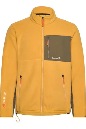 Timberland Sherburne Polartec 200 Mix Media Full Zip Fleece Chai Tea Tops Sweat-shirts & Hoodies Fleeces & Midlayers Yellow