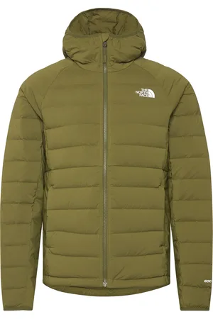 The North Face M Belleview Stretch Down Hoodie Sport Men Sport Clothing Sport Outerwear Sport Jackets Sport Outdoor Jackets Khaki Green