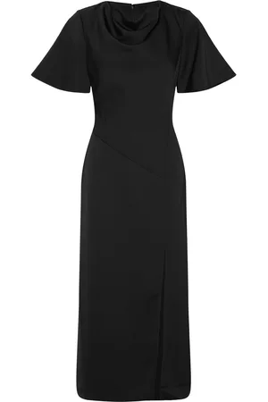 French Connection Fenix Satin Dress Maksimekko Juhlamekko Black