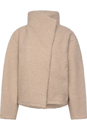 Gina Tricot Soft Teddy Jacket Villakangastakki Beige