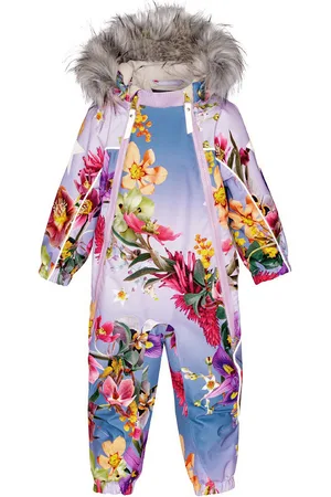 Molo Pyxis Fur Outerwear Coveralls Snow-ski Coveralls & Sets Purple