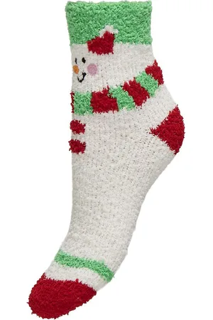 ONLY Onlchristmas Chinelle Sock In A Ball Acc Lingerie Socks Regular Socks White