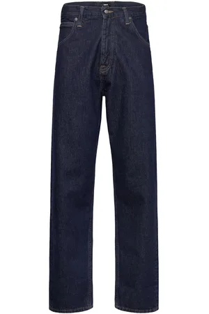 Edwin Tyrell Pant - Blue - Dark Marble Wash Bottoms Jeans Regular Blue