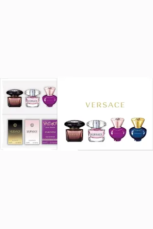VERSACE Gift Set Pour Femme Miniature Hajuvesisetti Tuoksusetti Nude