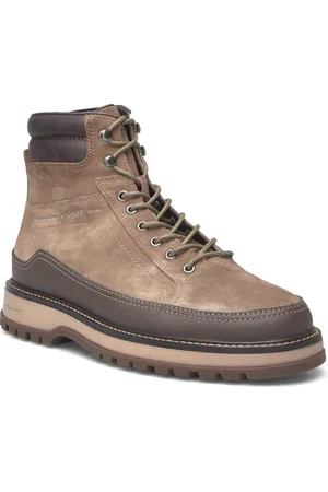 GANT Clafton Mid Boot Nyörisaappaat Beige
