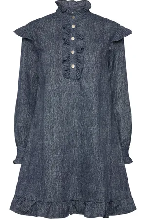 Noella Reno Ruby Ruffle Dress Lyhyt Mekko Navy