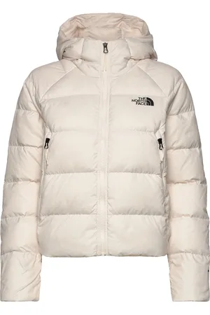 The North Face W Hyalite Down Hoodie - Eu Sport Jackets Padded Jacket Cream