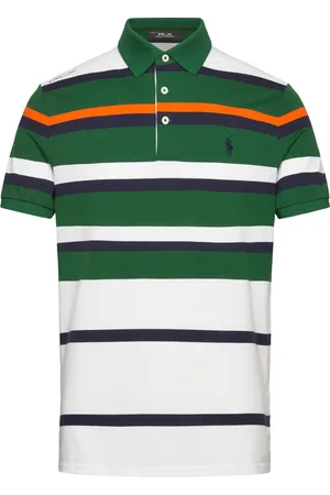 Ralph Lauren Tailored Fit Performance Polo Shirt Sport Men Sport Clothing Sport Tops Sport Polos Sport Short-sleeved Polos Green