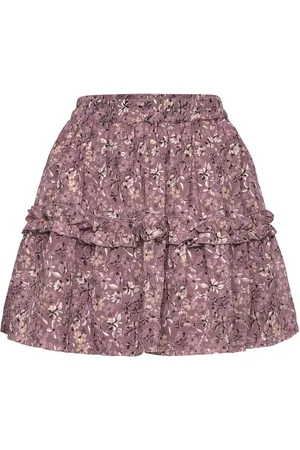 Creamie Skirt Dobby Gold Dresses & Skirts Skirts Short Skirts Purple