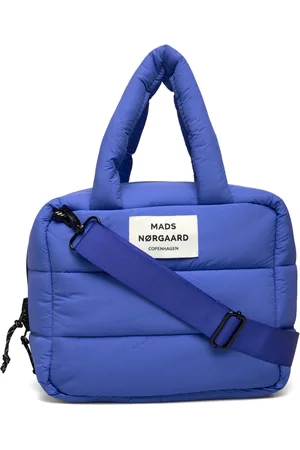 Mads Norgaard Recycle Boxy Bag Bags Small Shoulder Bags-crossbody Bags Blue