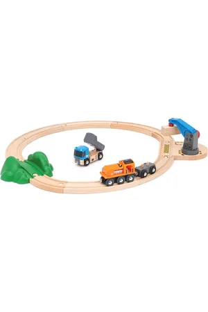 Brio Startsæt Løft & Læs Toys Toy Cars & Vehicles Race Tracks Multi/patterned