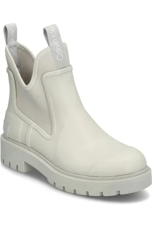 Calvin Klein Mid Rainboot Chelsea Shoes Chelsea Boots Green