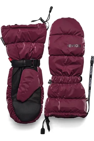 Kombi Snazzy Women Mitt Accessories Gloves Thumb Gloves Burgundy