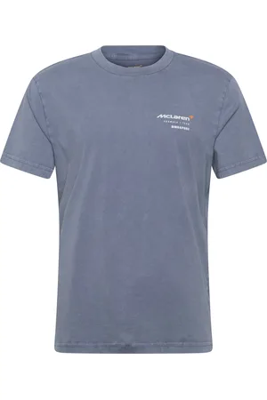 Hollister Hco. Guys Graphics Tops T-shirts Short-sleeved Blue