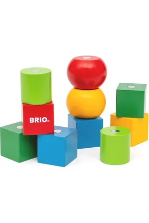 Brio Magnetiske Træklodser Toys Baby Toys Educational Toys Stackable Blocks Multi/patterned