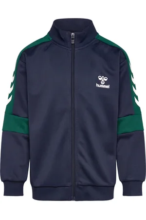 Hummel Hmlorton Zip Jacket Tops Sweat-shirts & Hoodies Sweat-shirts Navy