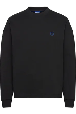 Hugo Blue Ninnyo Tops Sweat-shirts & Hoodies Sweat-shirts Black