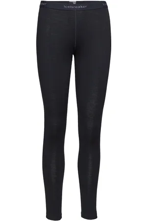 Icebreaker W 260 Tech Leggings Bottoms Base Layer Bottoms Black