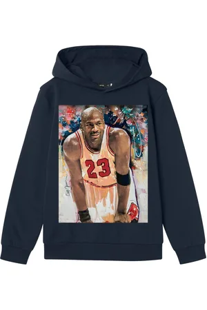 LMTD Nlmadam Sidmaurer Sweat Wh Box Sky Tops Sweat-shirts & Hoodies Hoodies Navy