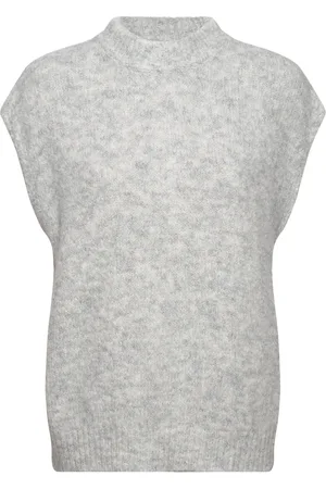 A-View Patrisia Knit Vest Vests Knitted Vests Grey
