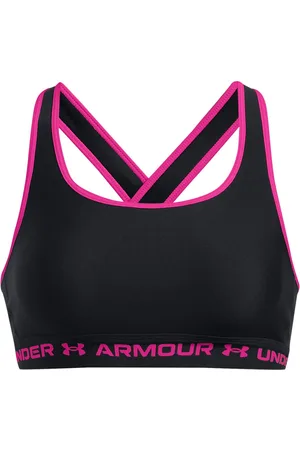 Under Armour Crossback Mid Bra Sport Bras & Tops Sports Bras - All Black