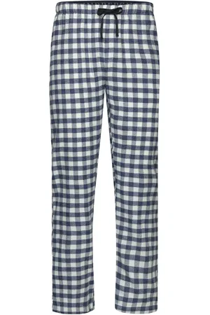 Lindbergh Mouline Brushed Pyjama Pants Olohousut Navy