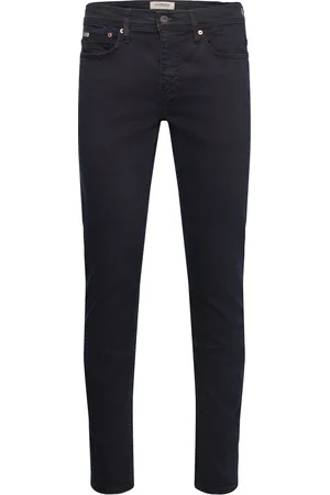 Lindbergh Tapered Fit Superflex Jeans Bottoms Jeans Tapered Navy