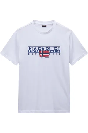 Napapijri S-Aylmer Tops T-shirts Short-sleeved White