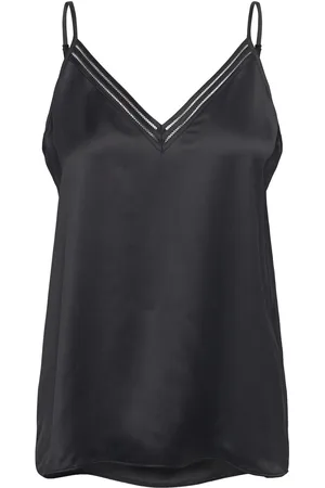 HUGO BOSS Bewi Tops Blouses Sleeveless Black