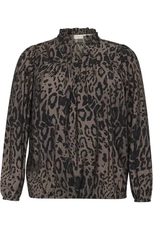 Kaffe Kcjola Blouse Tops Blouses Long-sleeved Brown
